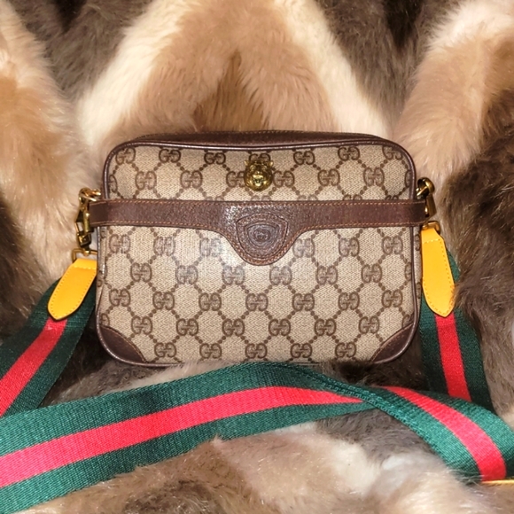Gucci GG Supreme Canvas Wristlet Neo Vintage Fanny Pack Crossbody Should… - Picture 6 of 15